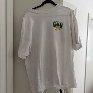 NHIM Apparel White Graphic Tee